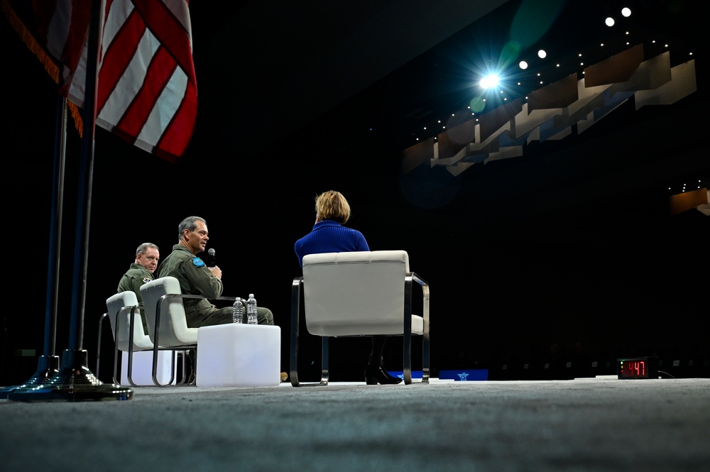 Gen. Wilsbach, Hecker, LtGen Armagno panel discussion at AFA 2023 Warfare Symposium