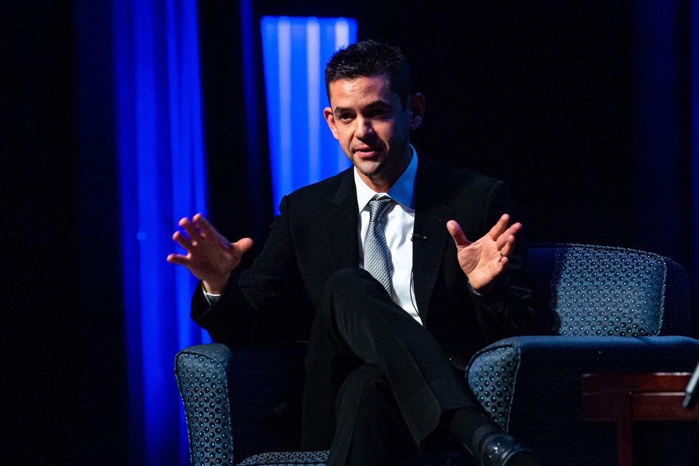 NCLS 2023 Jared Isaacman at U.S. Air Force Academy
