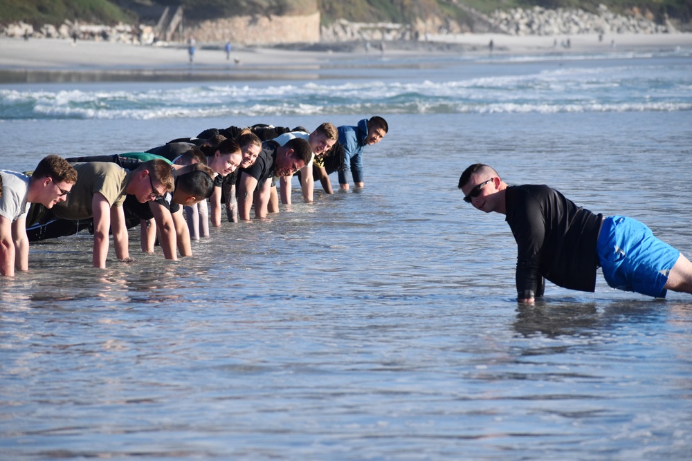 ‘Griffin Grit’ workout at beach caps 229th MI Bn. resiliency class