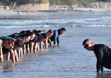 ‘Griffin Grit’ workout at beach caps 229th MI Bn. resiliency class