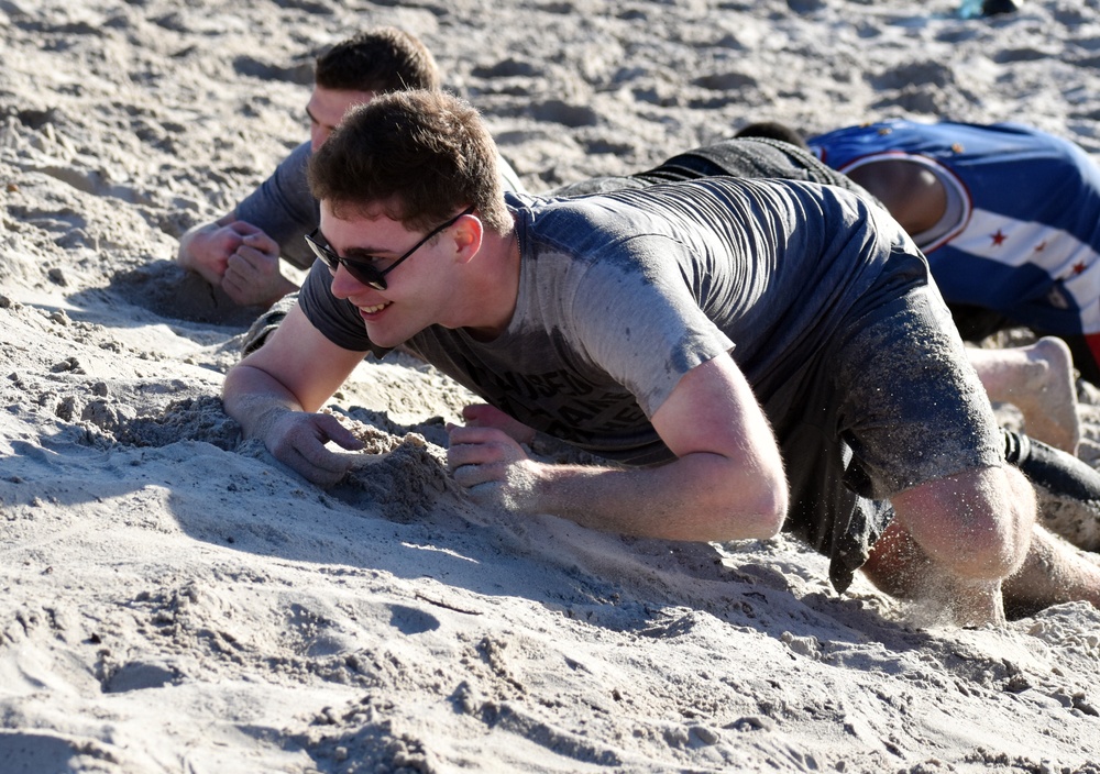 ‘Griffin Grit’ workout at beach caps 229th MI Bn. resiliency class