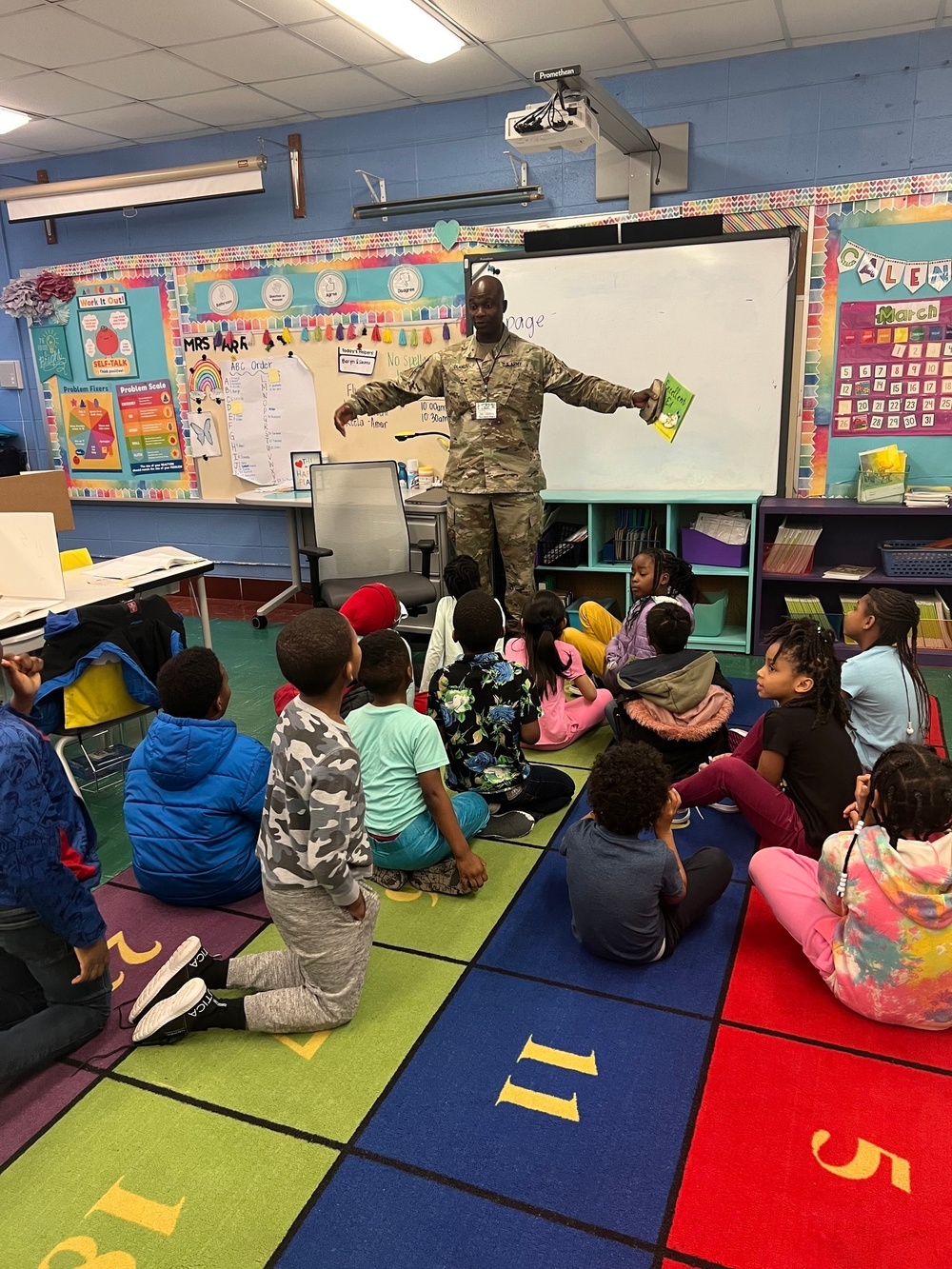 ASC Soldiers participate in Read Across America
