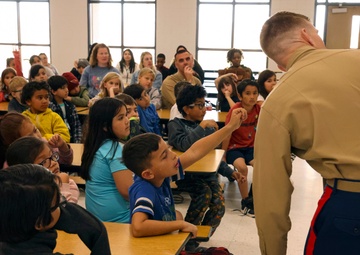 VMFA-214 visits Desert Mesa Elementary School