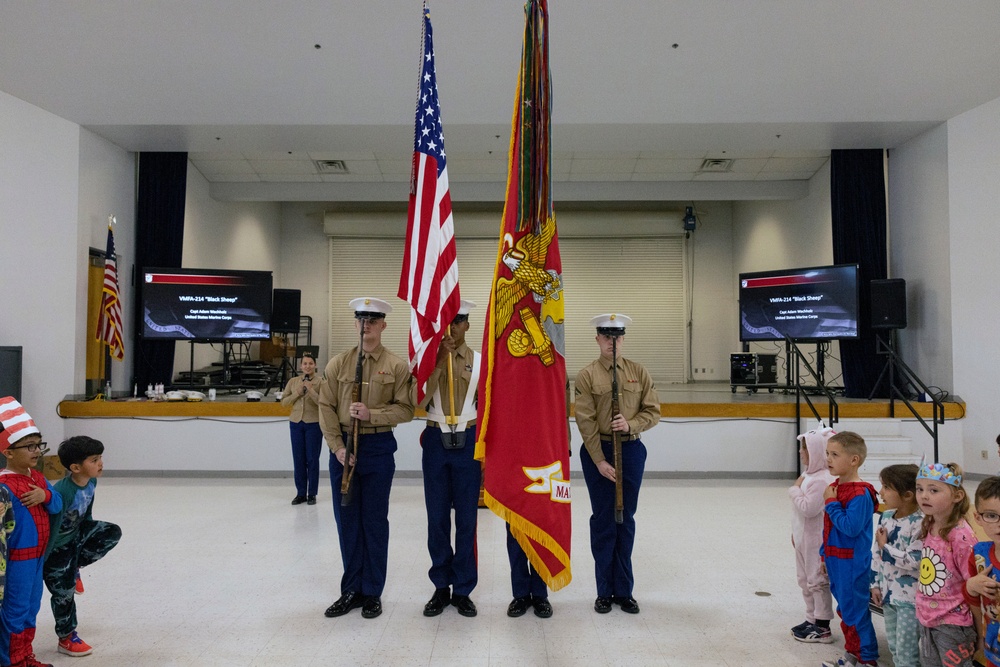 VMFA-214 visits Desert Mesa Elementary School