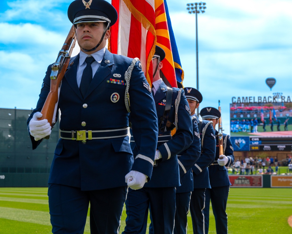 Luke Airmen attend military appreciation game
