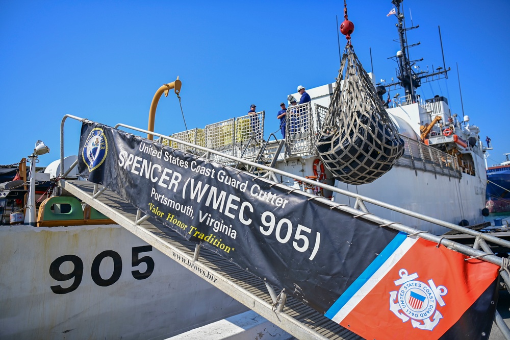 Coast Guard Cutter Spencer offloads $160 million worth of cocaine in Port Everglades