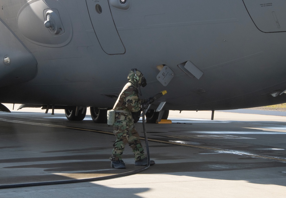 Travis Air Force Base conducts CBRNE training