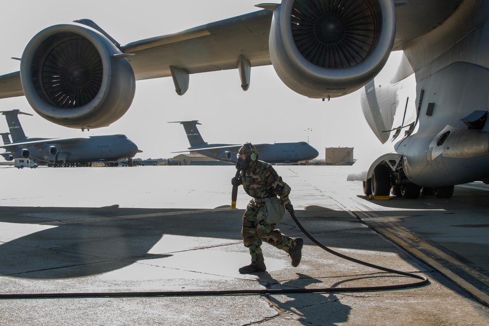 Travis Air Force Base conducts CBRNE training