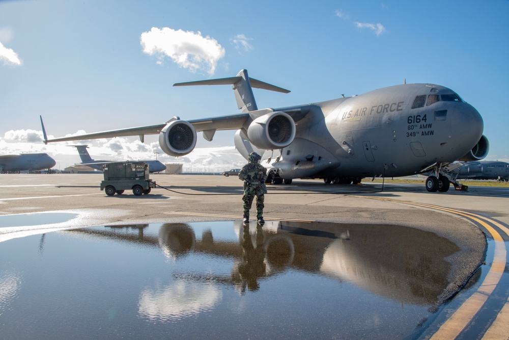 Travis Air Force Base conducts CBRNE training