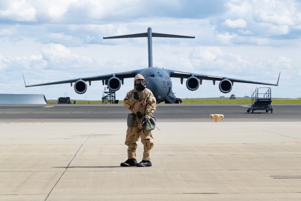 Travis Air Force Base conducts CBRNE training