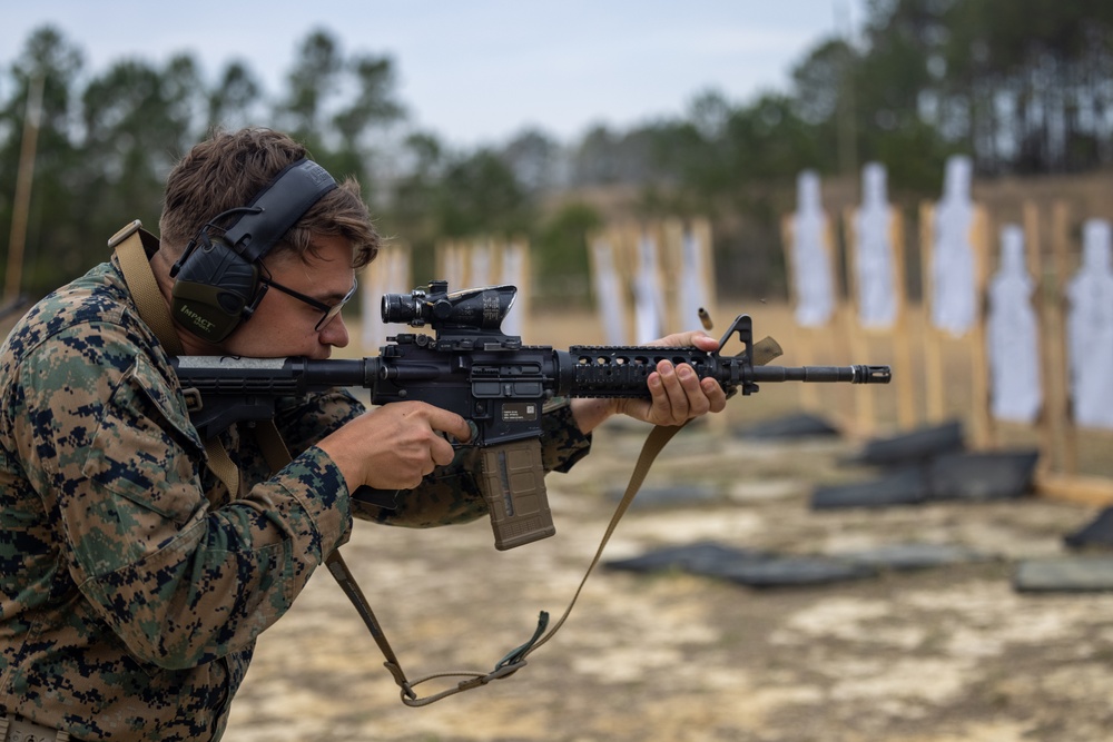 2d LAR Marines train for marksmanship competition