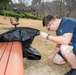 CFAS Personnel Conducts a Cleanup in Saikai City