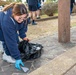 CFAS Personnel Conducts a Cleanup in Saikai City