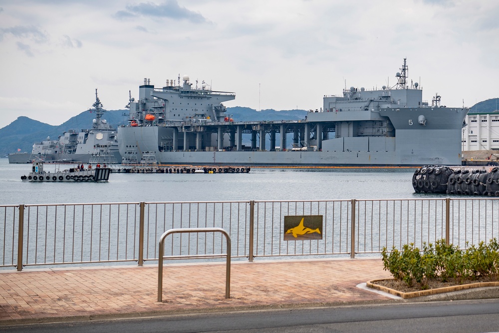 USS Miguel Keith moored at CFAS