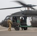 Task Force Spartan Soldiers rappel from Black Hawks during Rappel Master Course