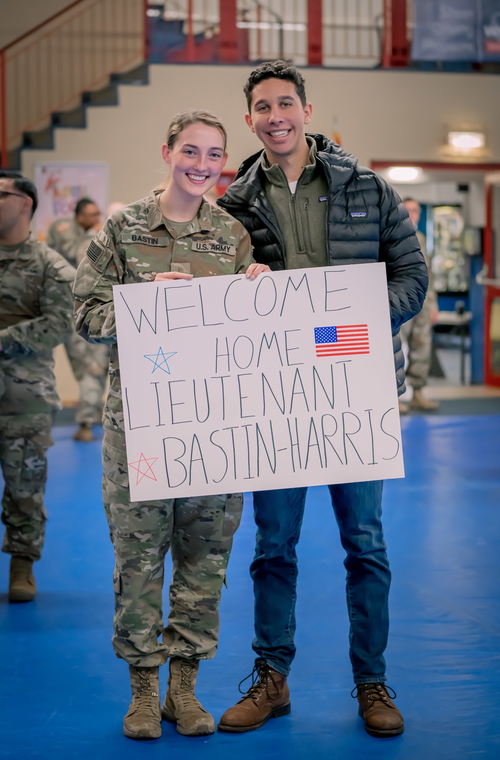 Charlie Battery, 5th Battalion, 7th Air Defense Artillery air defenders return to Baumholder after deployment