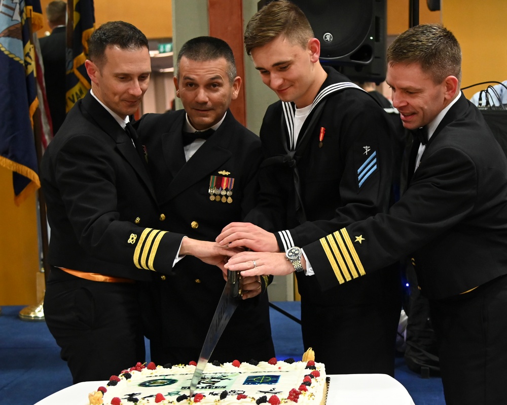 Sailors Hold Seabee Ball