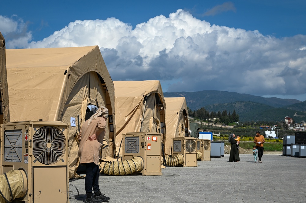 The U.S. Ambassador to Türkiye hands over DoD field hospital to Turkish Government’s Ministry of Health