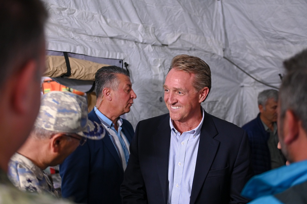 The U.S. Ambassador to Türkiye hands over DoD field hospital to Turkish Government’s Ministry of Health