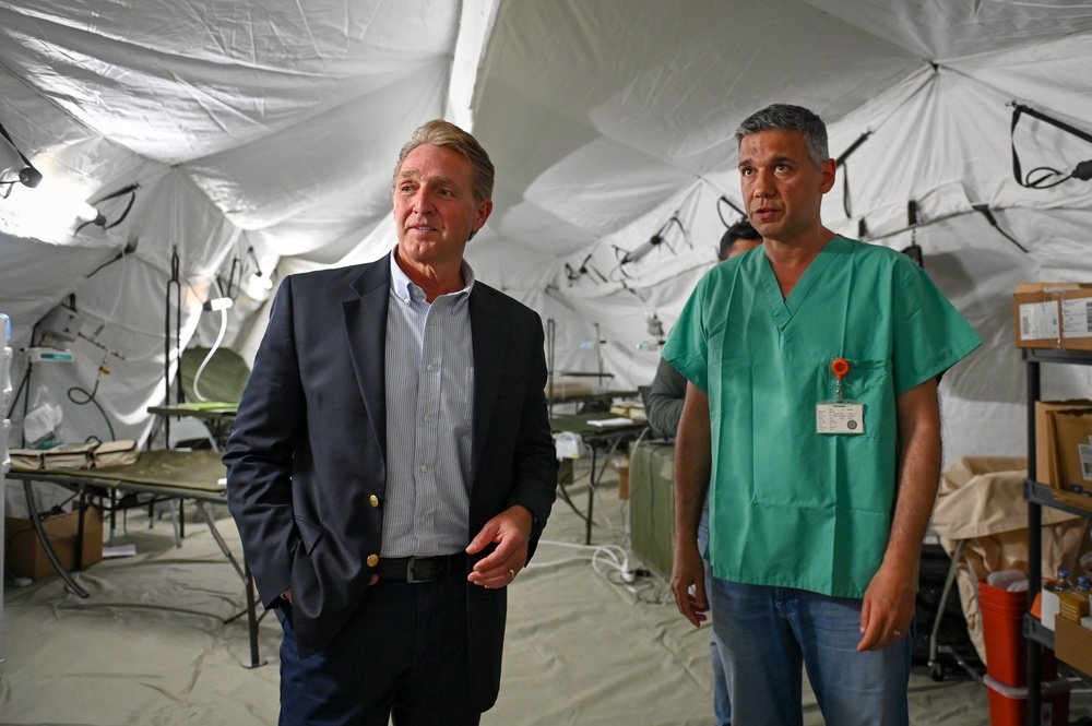The U.S. Ambassador to Türkiye hands over DoD field hospital to Turkish Government’s Ministry of Health