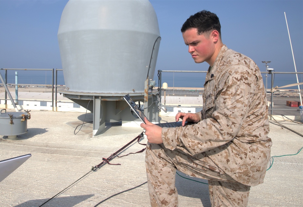 Naval Integration in Practice: Marine Reservist earns Navy Surface Warfare Insignia Aboard USS Lewis B. Puller