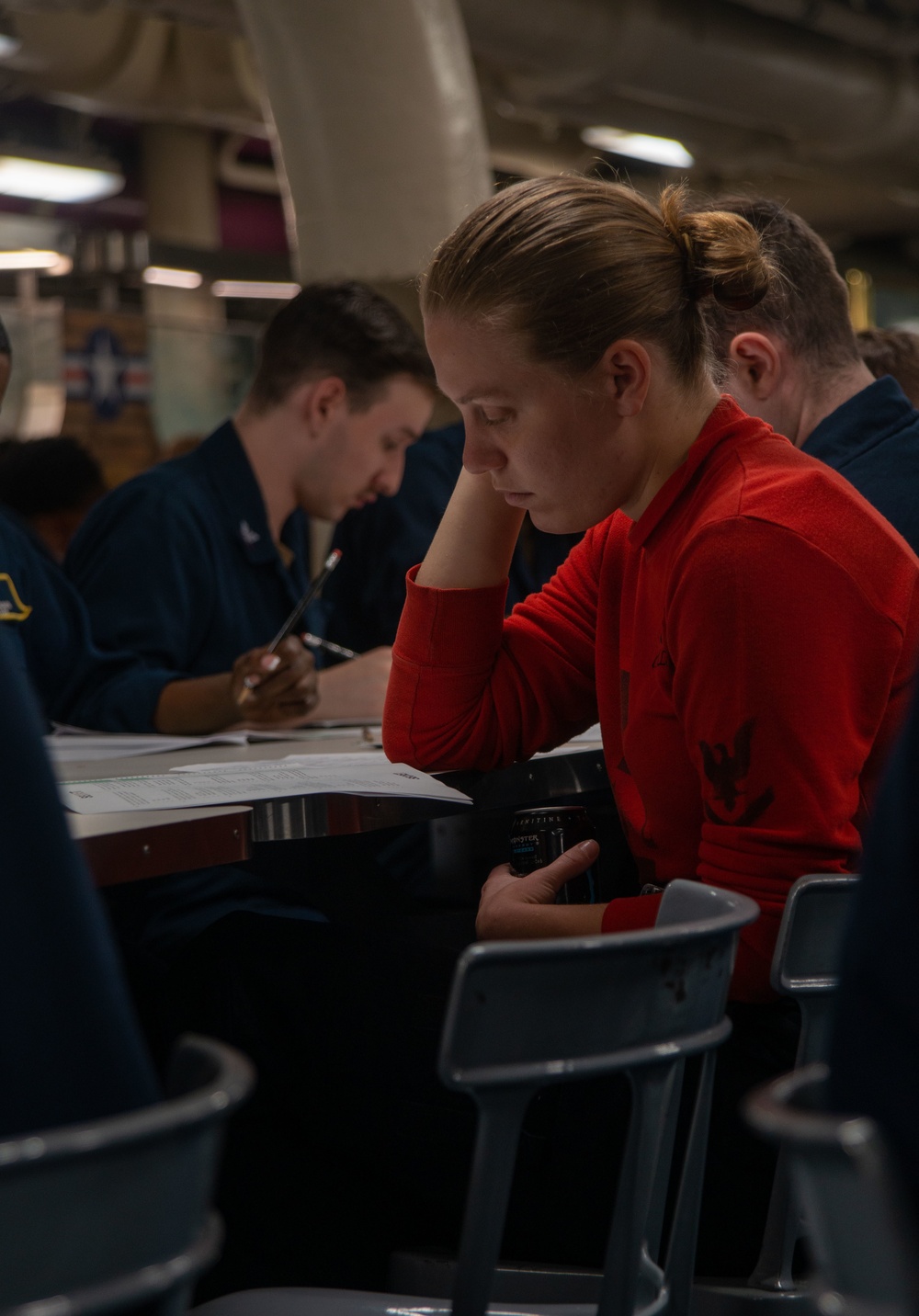 Advancement Exam Aboard Nimitz