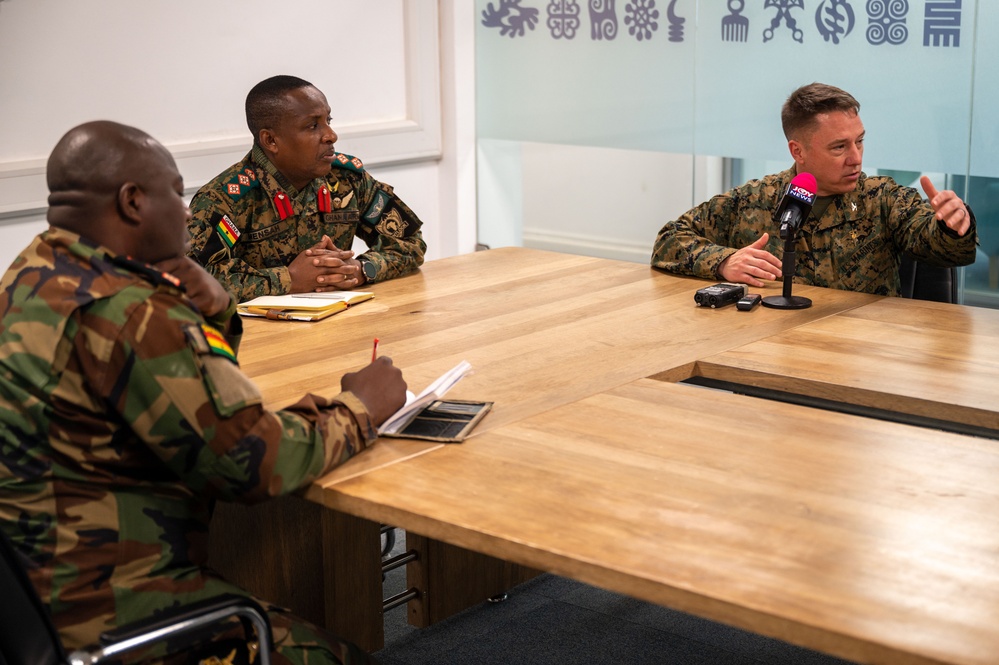 Ghana and U.S. Senior Leaders Address Media on Flintlock