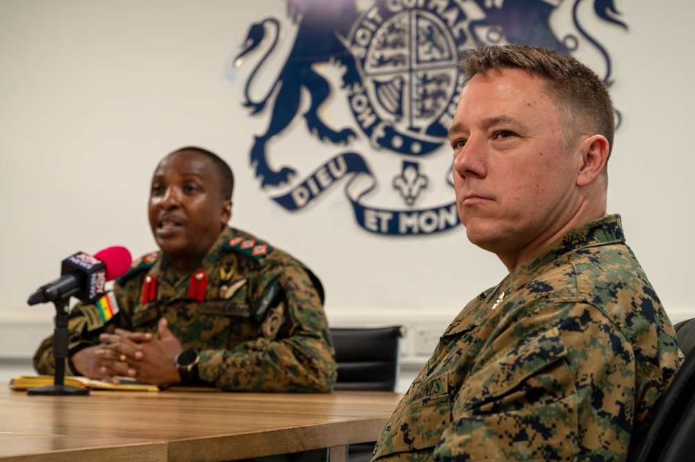 Ghana and U.S. Senior Leaders Address Media on Flintlock