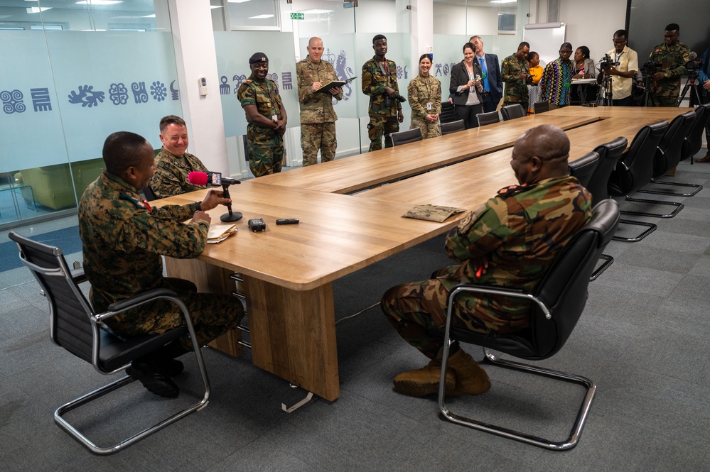 Ghana and U.S. Senior Leaders Address Media on Flintlock