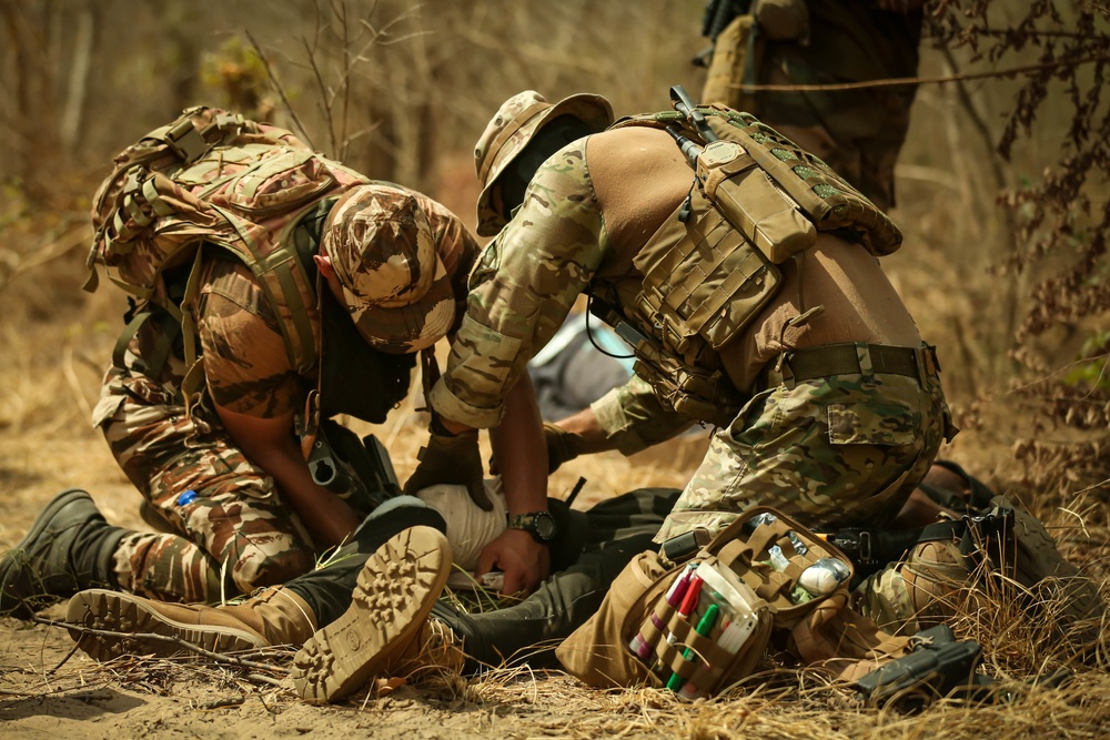 Tunisian and Moroccan Armed Forces conduct Patrolling and Ambush Training