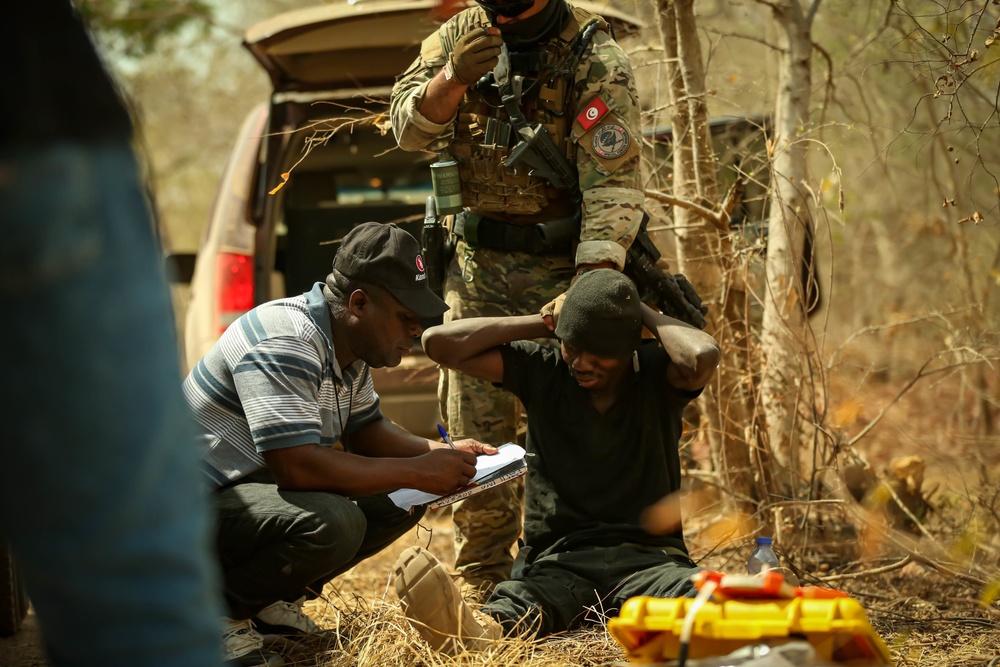 Tunisian and Moroccan Armed Forces conduct Patrolling and Ambush Training