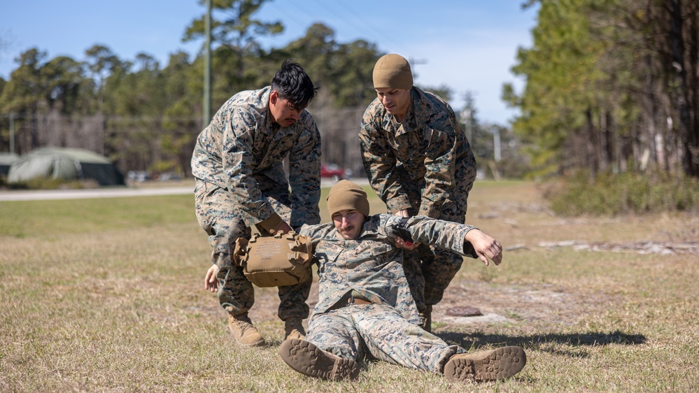 26th MEU Marines and Sailors conduct TCCC Training