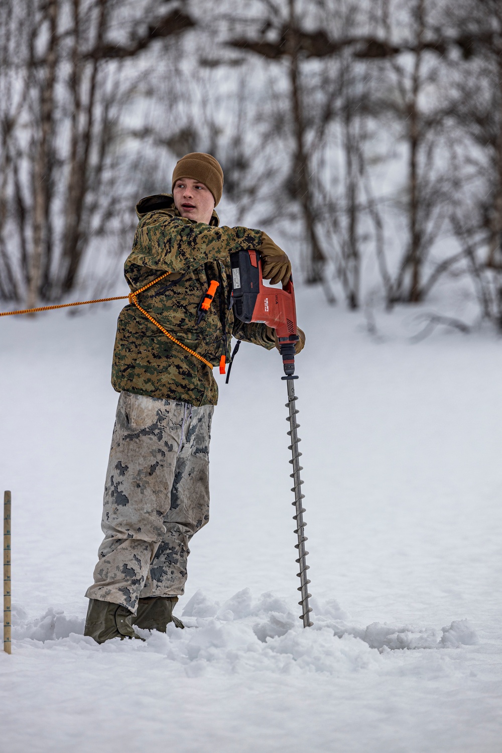 MRF-E Marines participate in ice-classification course