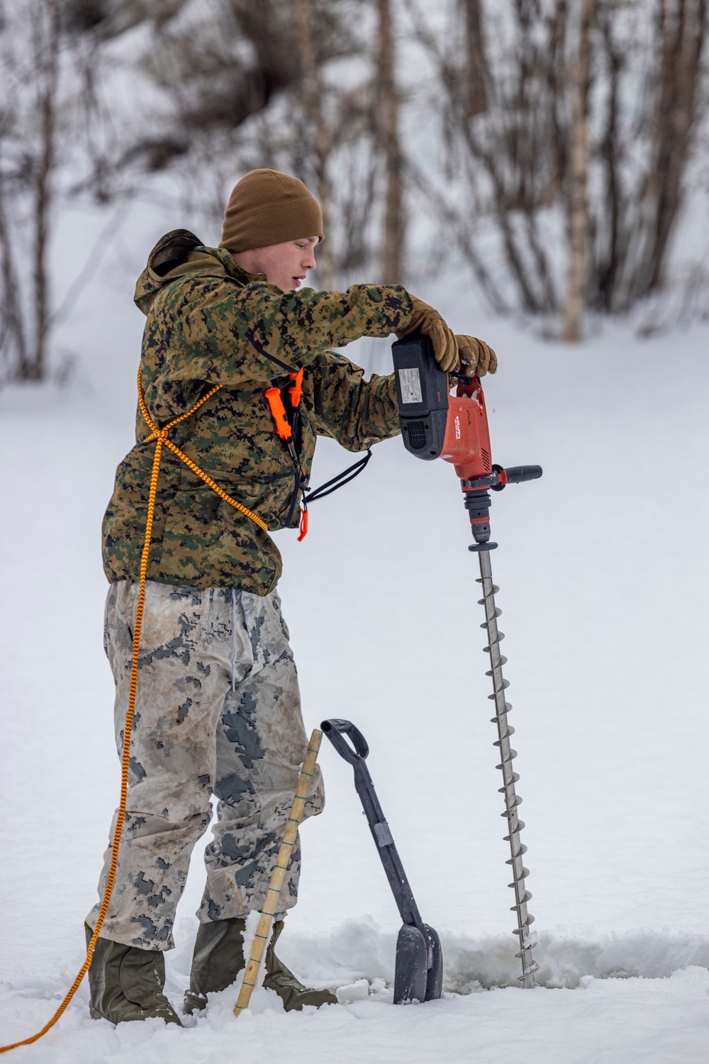 MRF-E Marines participate in ice-classification course