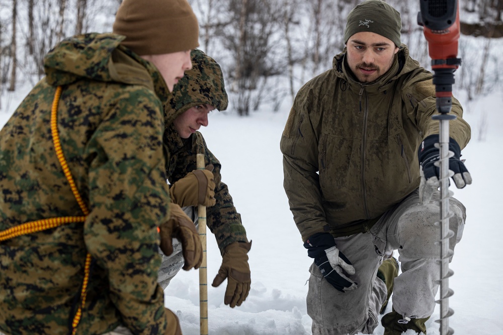 MRF-E Marines participate in ice-classification course