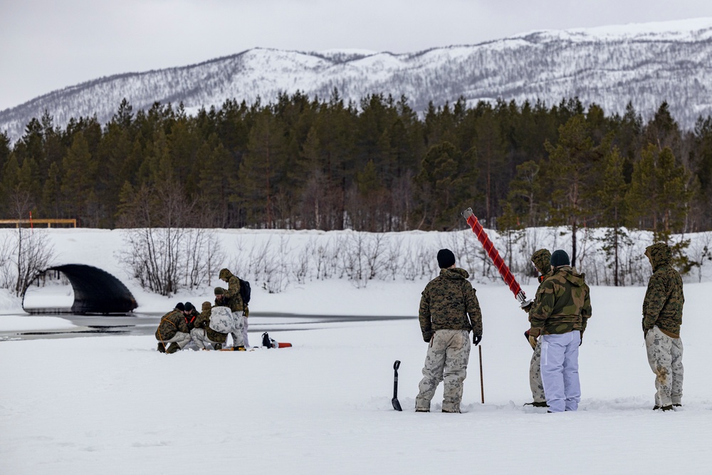 MRF-E Marines participate in ice-classification course