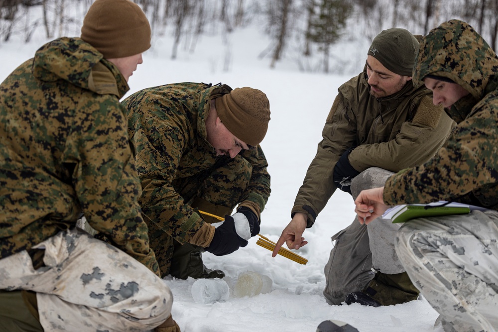 MRF-E Marines participate in ice-classification course