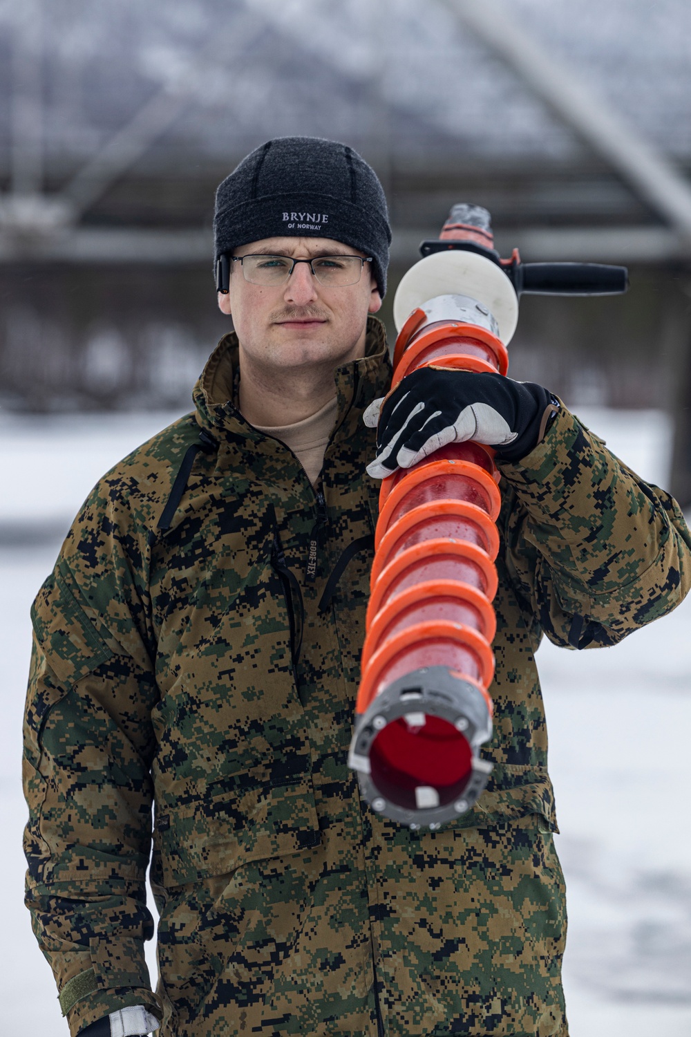 MRF-E Marines participate in ice-classification course