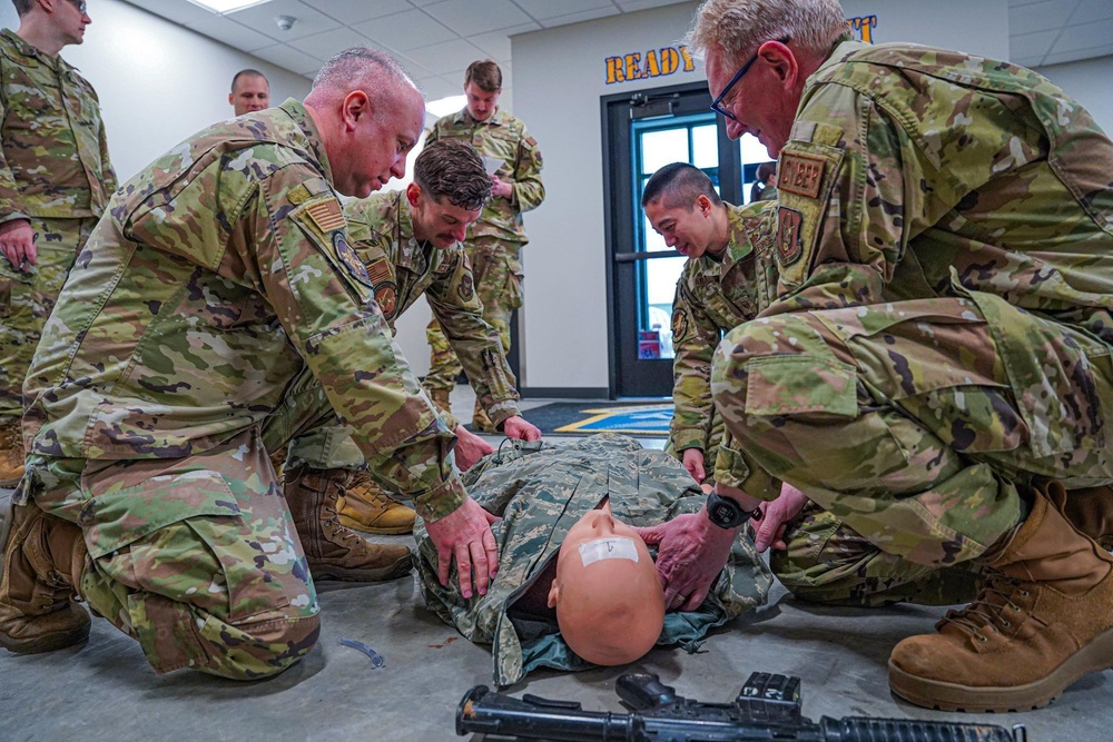 53rd NOS receives TCCC training from 3rd Combat Weather Squadron Airmen