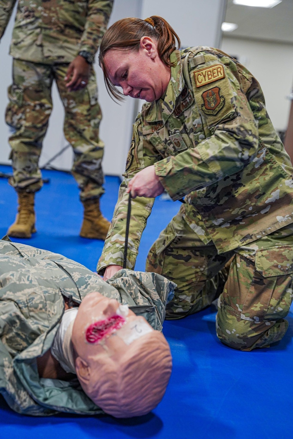 53rd NOS receives TCCC training from 3rd Combat Weather Squadron Airmen