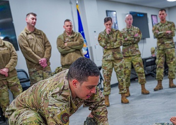 53rd NOS receives TCCC training from 3rd Combat Weather Squadron Airmen