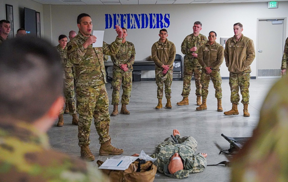 53rd NOS receives TCCC training from 3rd Combat Weather Squadron Airmen