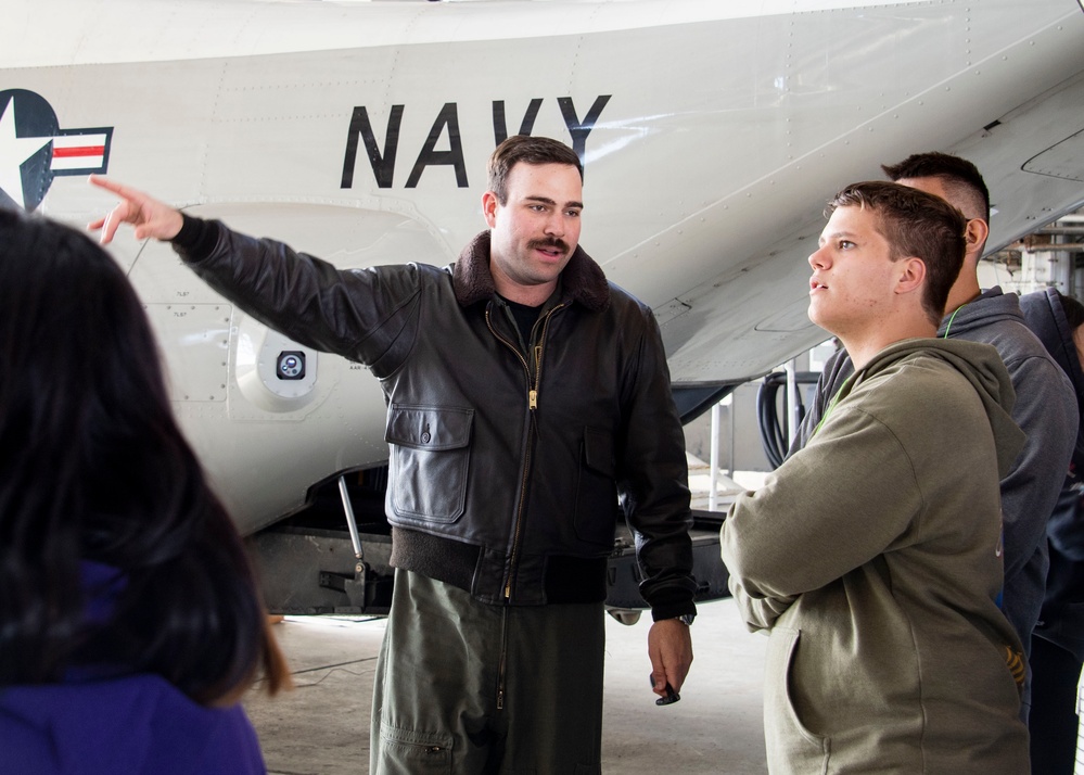 Cactus High School AFJROTC visit VRM-30