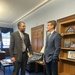 Chief of Planning for the Chicago District, David Bucaro, meets with Representative Mrvan