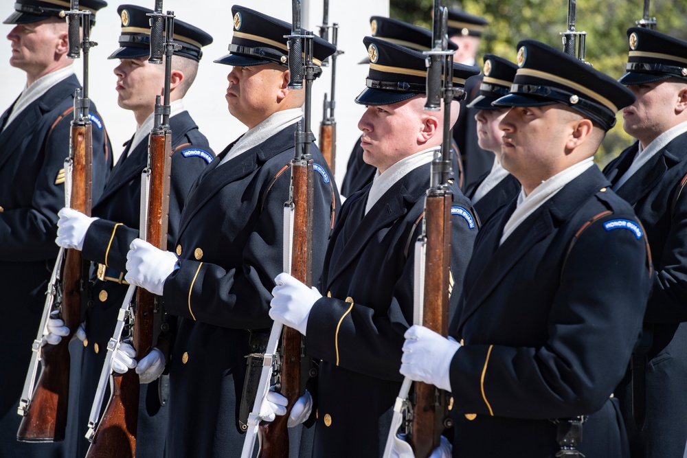 Philippine Army Chief Lt. Gen. Romeo Brawner, Jr. Participates in an Army Full Honors Wreath-Laying Ceremony at the Tomb of the Unknown Soldier