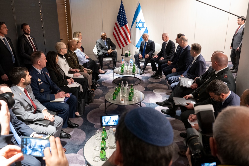 SECDEF Meets with Israeli Prime Minister, Minister of Defense