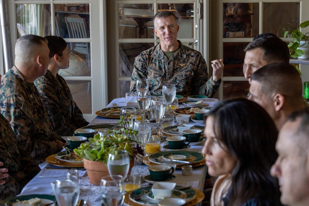 MCI-West Commanding General celebrates MCICOM Marine of the Year