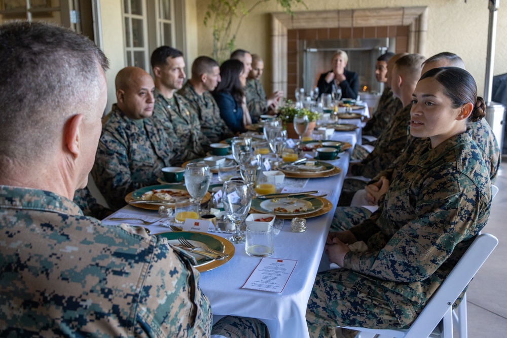 MCI-West Commanding General celebrates MCICOM Marine of the Year