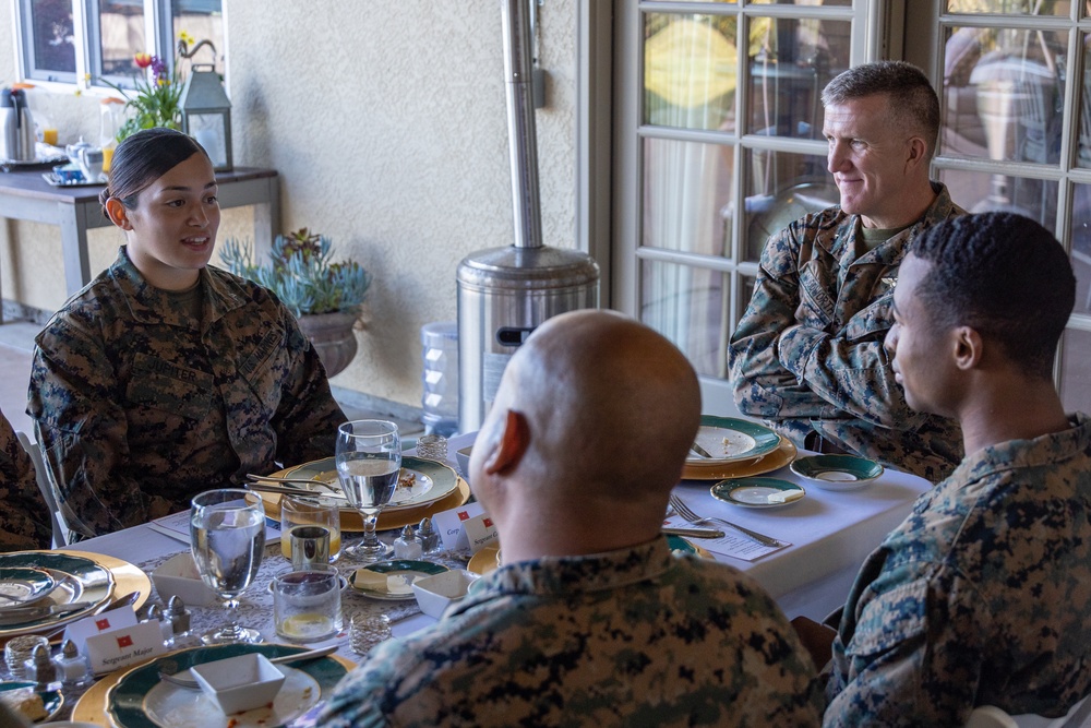 MCI-West Commanding General celebrates MCICOM Marine of the Year