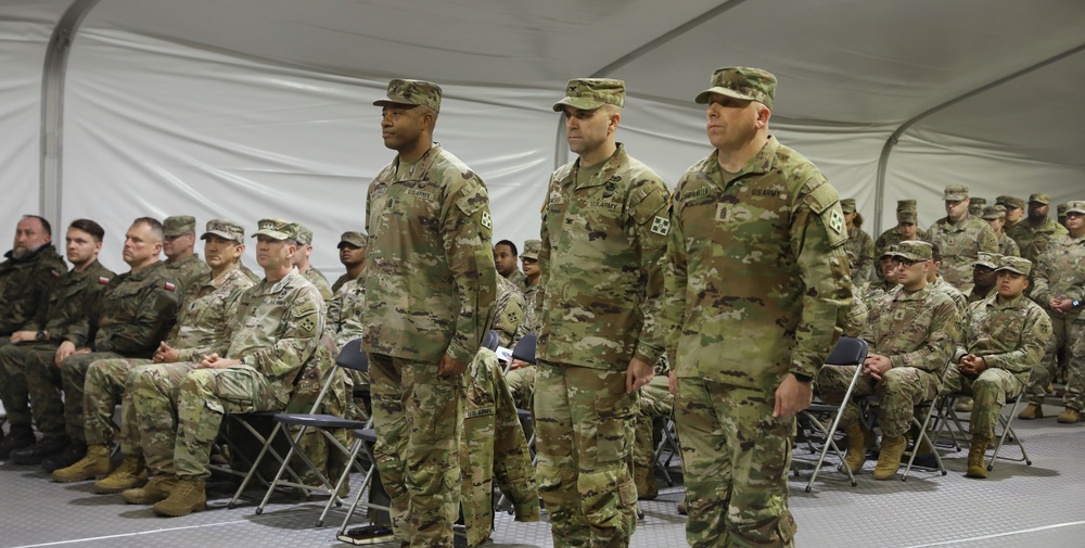 4th Division Sustainment Brigade Change of Responsibility